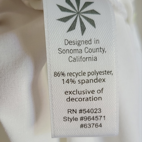 ATHLETA White Racerback Multi-Strap Tank XXS - Picture 4 of 4